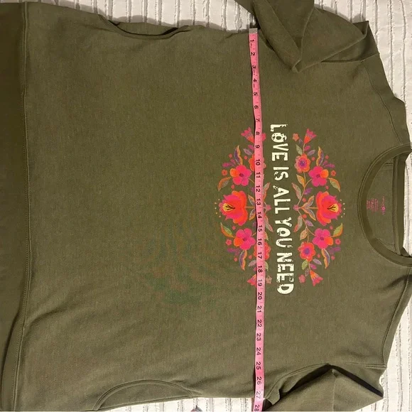 NATURAL LIFE Green Sweatshirt with Pockets - Picture 6 of 9